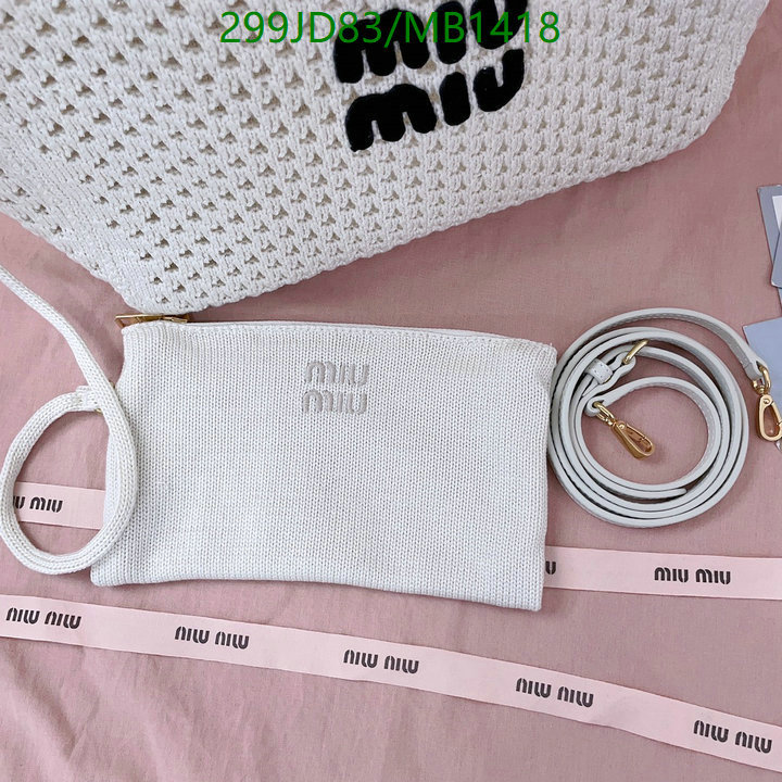 Miu Miu Bag-(Mirror)-Handbag- Code: MB1418 $: 299USD