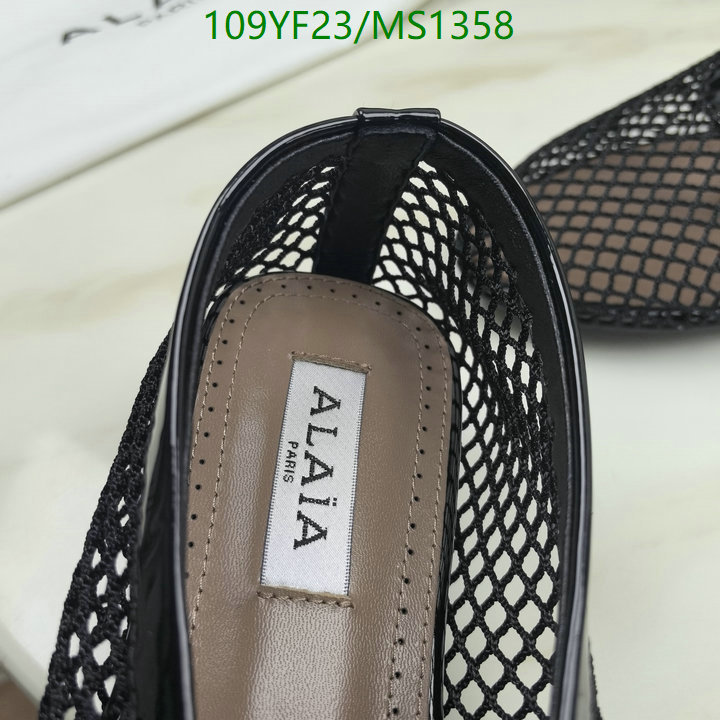 Women Shoes-ALAIA Code: MS1358 $: 109USD