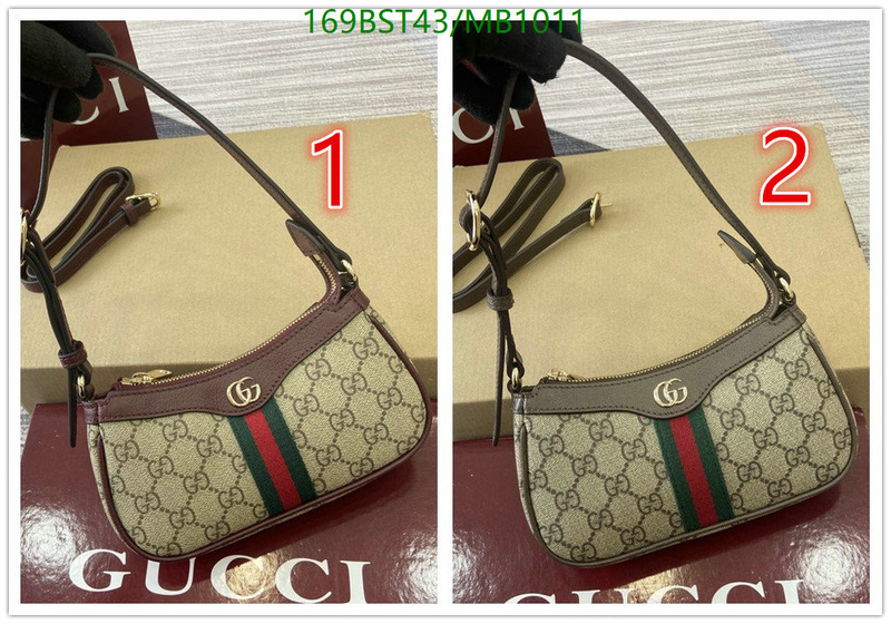 Gucci Bag-(Mirror)-Handbag- Code: MB1011 $: 169USD