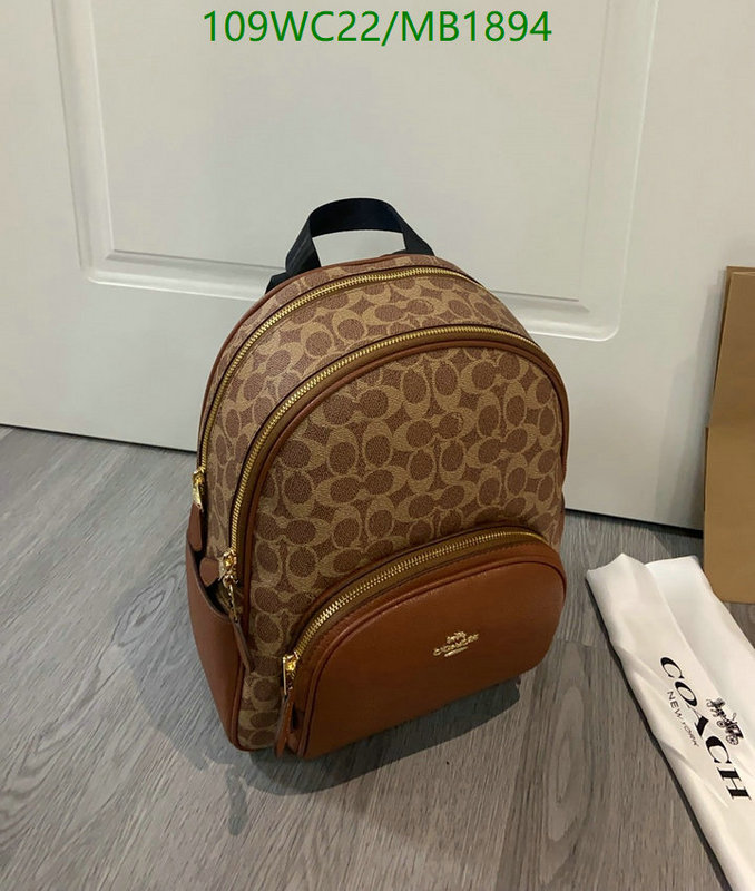 Coach Bag-(4A)-Backpack- Code: MB1894 $: 109USD