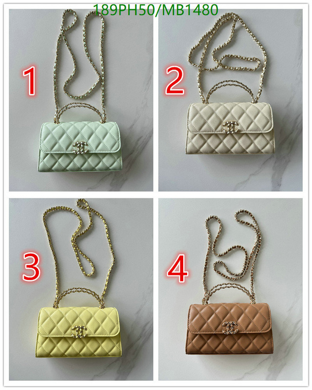Chanel Bag-(Mirror)-Crossbody- Code: MB1480 $: 189USD