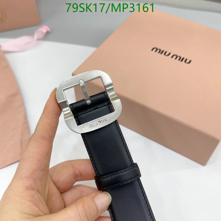 Belts-MIU MIU Code: MP3161 $: 79USD