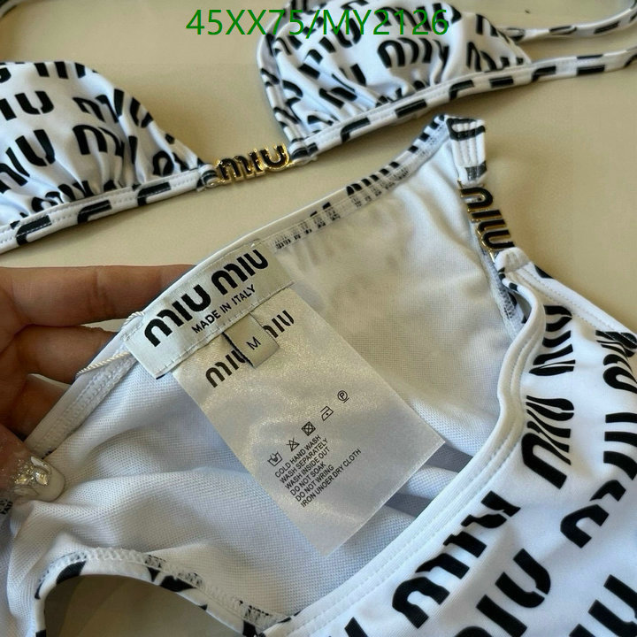 Swimsuit-MIUMIU Code: MY2126 $: 45USD