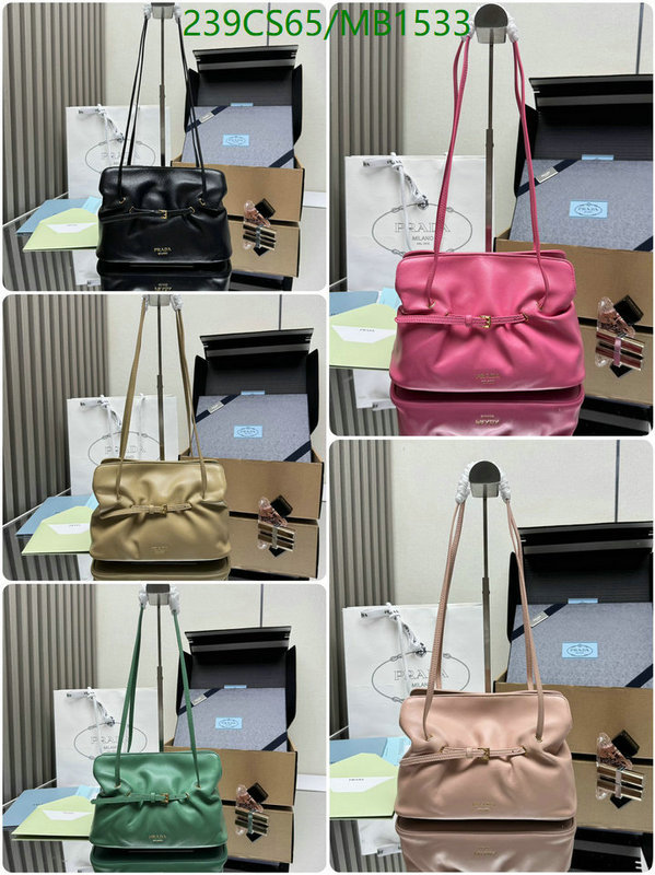 Prada Bag-(Mirror)-Crossbody- Code: MB1533 $: 239USD