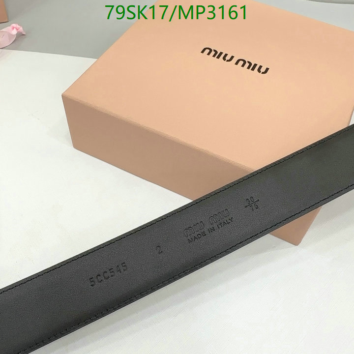 Belts-MIU MIU Code: MP3161 $: 79USD