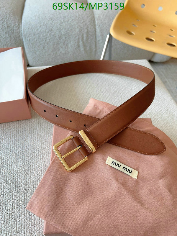Belts-MIU MIU Code: MP3159 $: 69USD