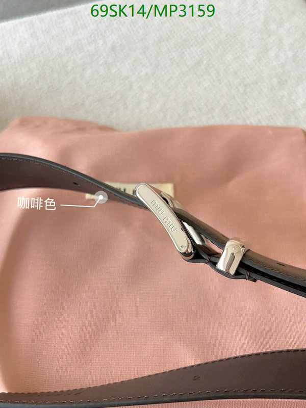 Belts-MIU MIU Code: MP3159 $: 69USD
