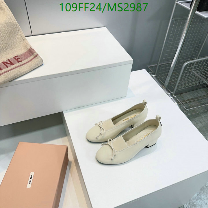 Women Shoes-Miu Miu Code: MS2987 $: 109USD