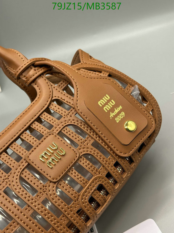 Miu Miu Bag-(4A)-Crossbody- Code: MB3587 $: 79USD
