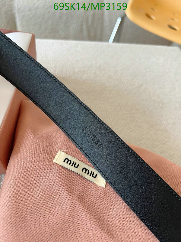 Belts-MIU MIU Code: MP3159 $: 69USD
