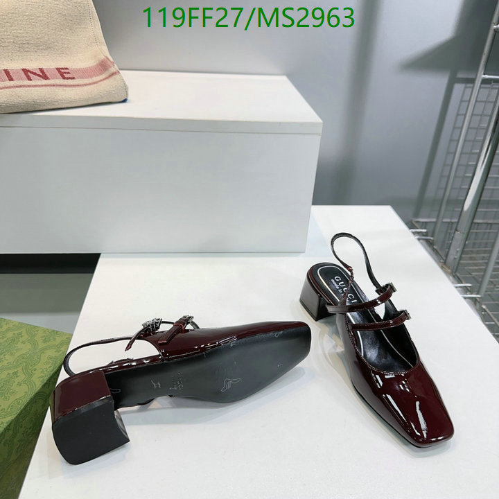 Women Shoes-Gucci Code: MS2963 $: 119USD
