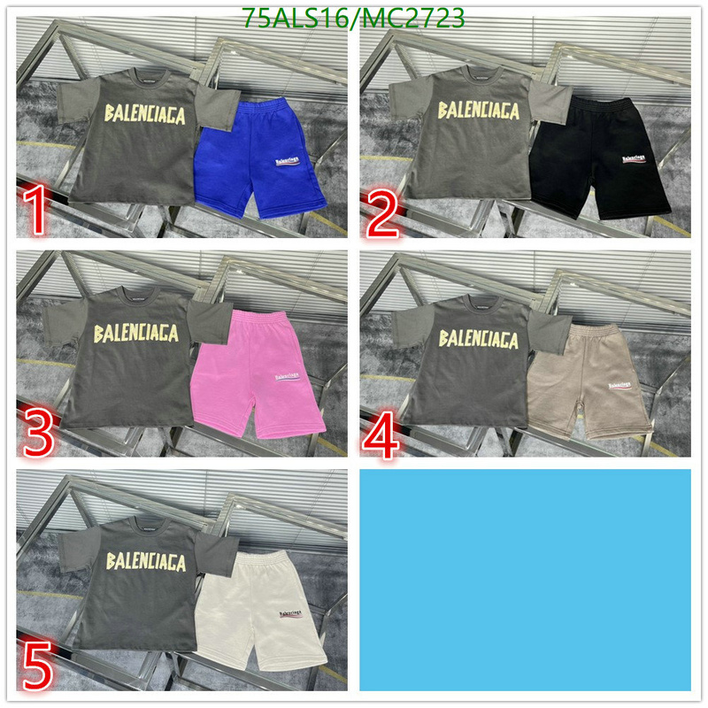 Kids Clothing-Balenciaga Code: MC2723 $: 75USD
