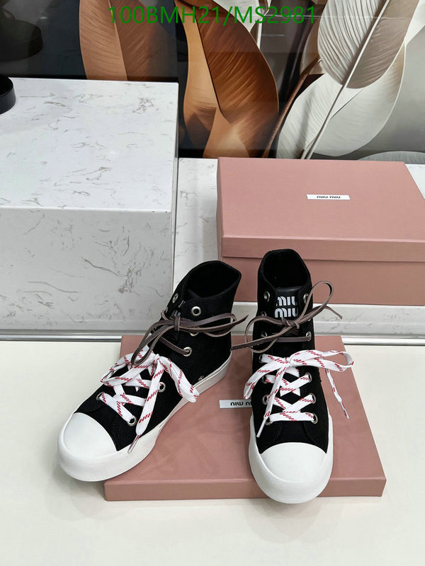 Women Shoes-Miu Miu Code: MS2981 $: 100USD