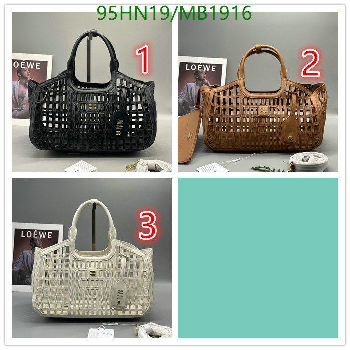 Miu Miu Bag-(4A)-Handbag- Code: MB1916 $: 95USD