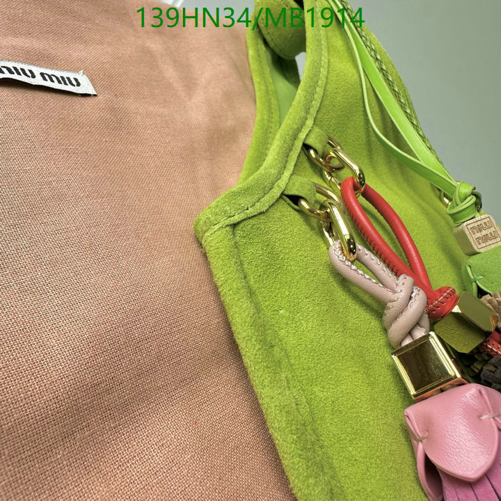 Miu Miu Bag-(4A)-Handbag- Code: MB1914 $: 139USD