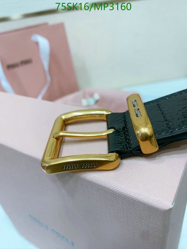 Belts-MIU MIU Code: MP3160 $: 75USD