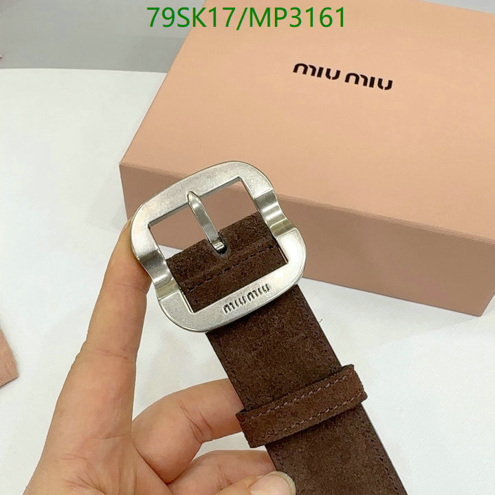 Belts-MIU MIU Code: MP3161 $: 79USD