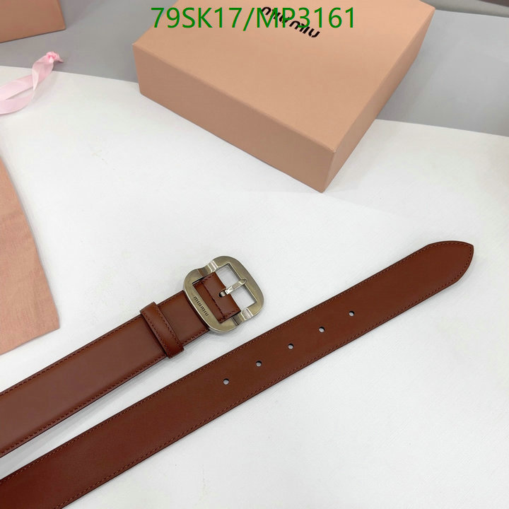 Belts-MIU MIU Code: MP3161 $: 79USD