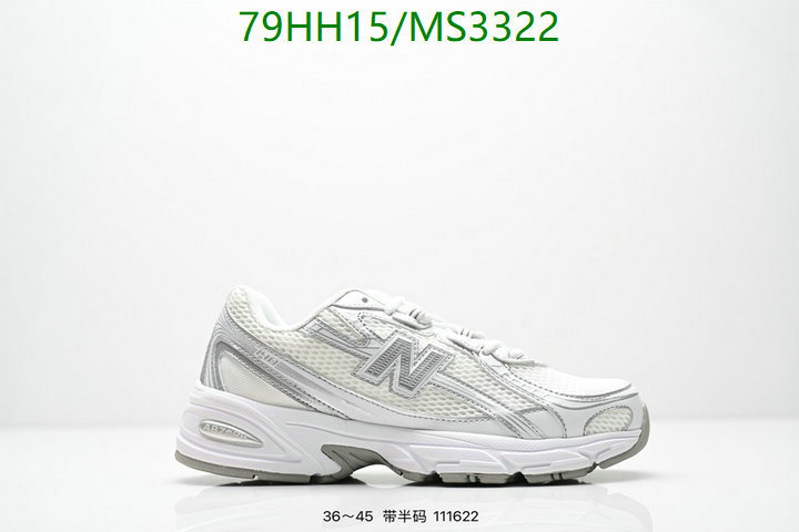 Men shoes-New Balance Code: MS3322 $: 79USD