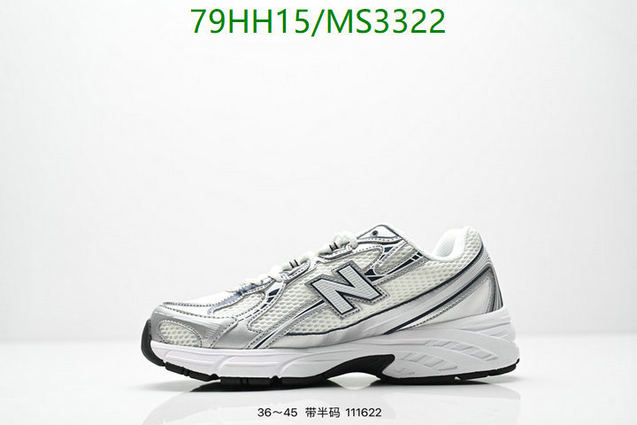 Men shoes-New Balance Code: MS3322 $: 79USD
