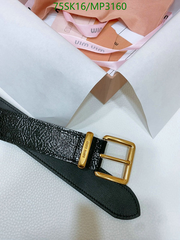 Belts-MIU MIU Code: MP3160 $: 75USD