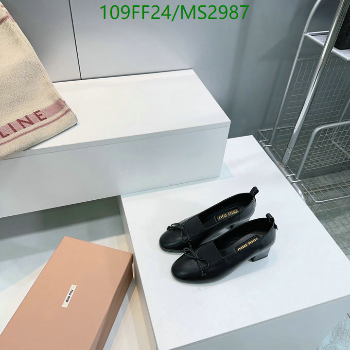 Women Shoes-Miu Miu Code: MS2987 $: 109USD