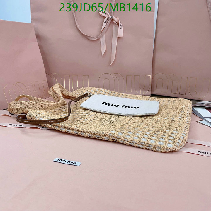 Miu Miu Bag-(Mirror)-Crossbody- Code: MB1416 $: 239USD