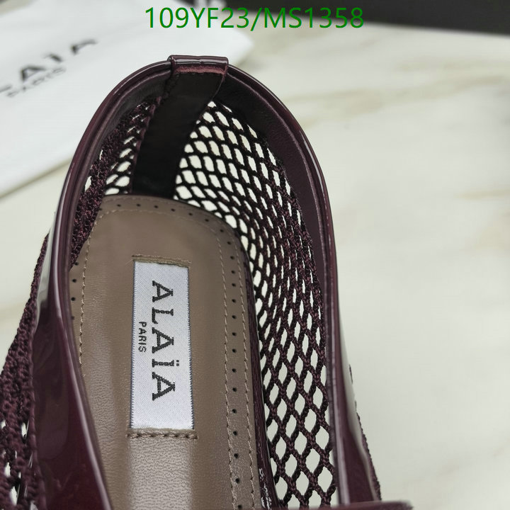 Women Shoes-ALAIA Code: MS1358 $: 109USD