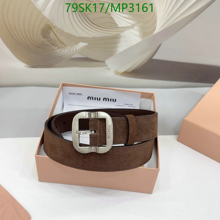 Belts-MIU MIU Code: MP3161 $: 79USD