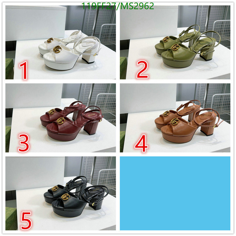 Women Shoes-Gucci Code: MS2962 $: 119USD