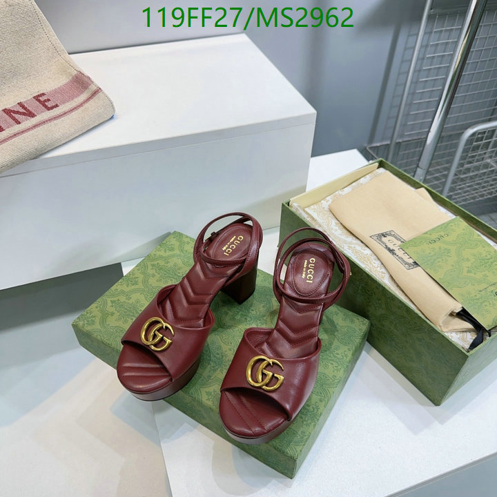 Women Shoes-Gucci Code: MS2962 $: 119USD