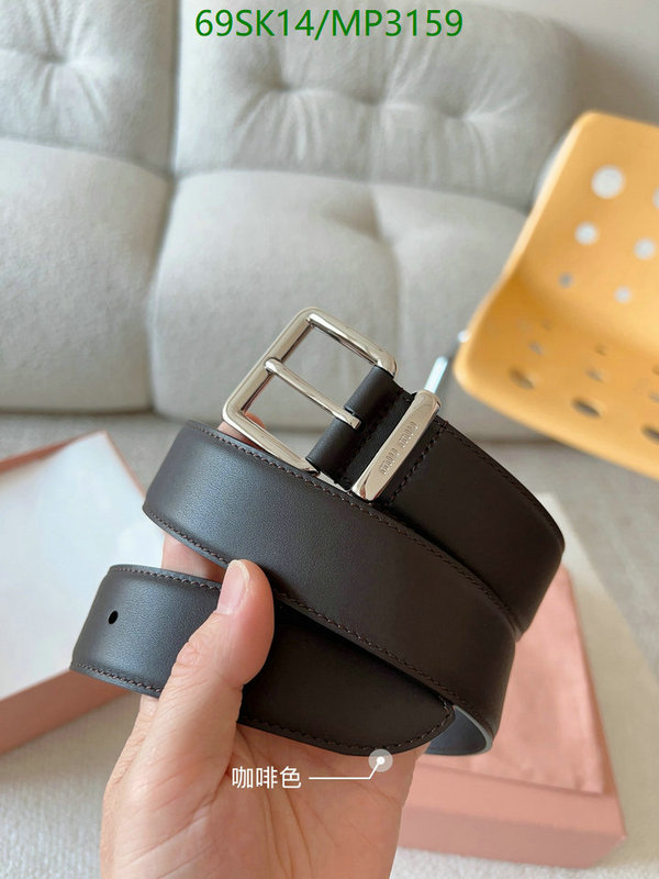 Belts-MIU MIU Code: MP3159 $: 69USD