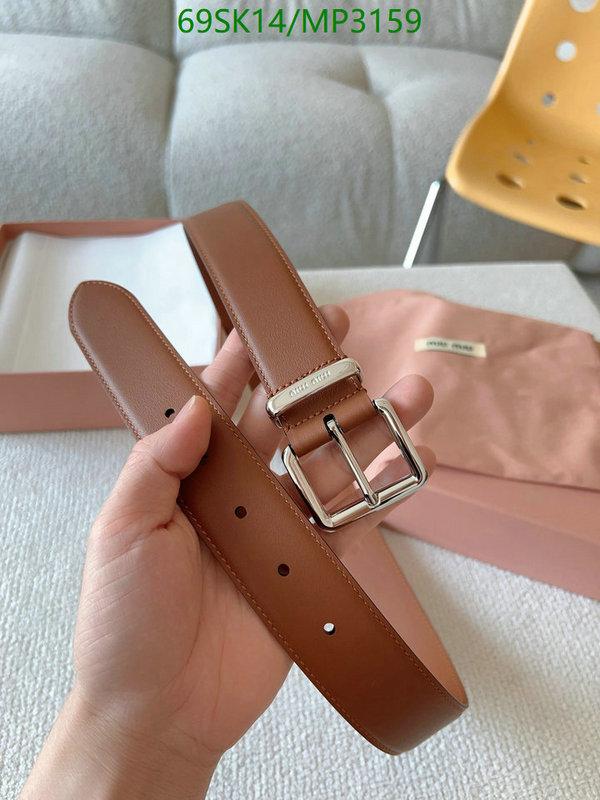 Belts-MIU MIU Code: MP3159 $: 69USD