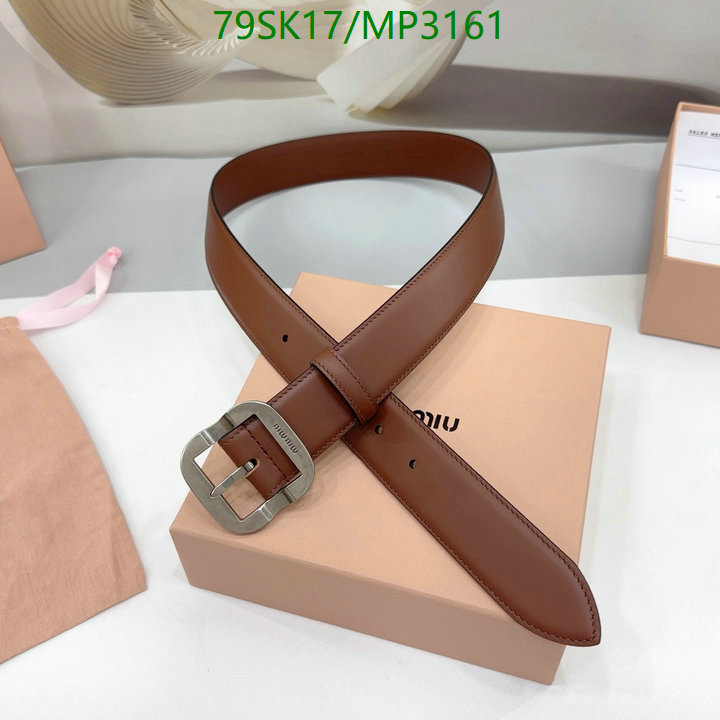 Belts-MIU MIU Code: MP3161 $: 79USD