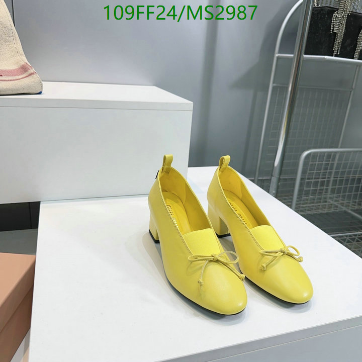 Women Shoes-Miu Miu Code: MS2987 $: 109USD