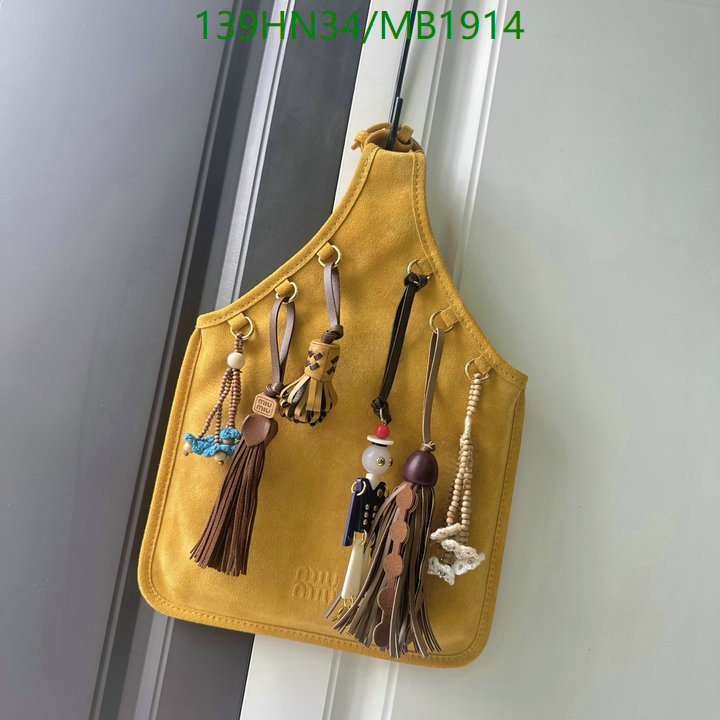 Miu Miu Bag-(4A)-Handbag- Code: MB1914 $: 139USD