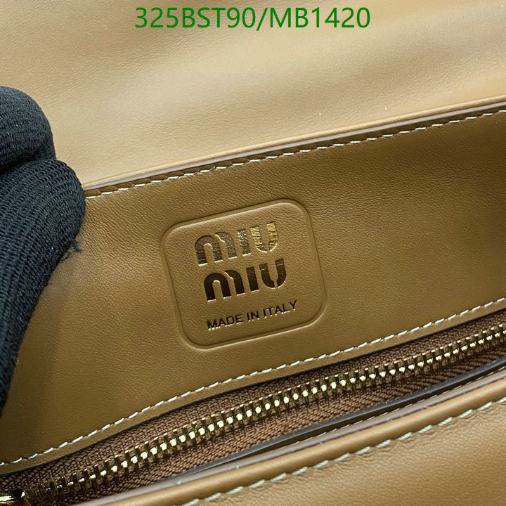 Miu Miu Bag-(Mirror)-Handbag- Code: MB1420 $: 325USD