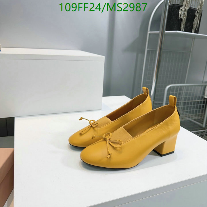 Women Shoes-Miu Miu Code: MS2987 $: 109USD