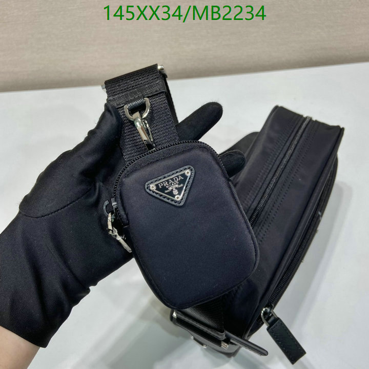 Prada Bag-(Mirror)-Crossbody- Code: MB2234 $: 145USD