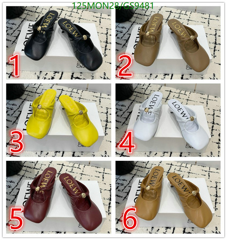 Women Shoes-Loewe Code: GS9481 $: 125USD