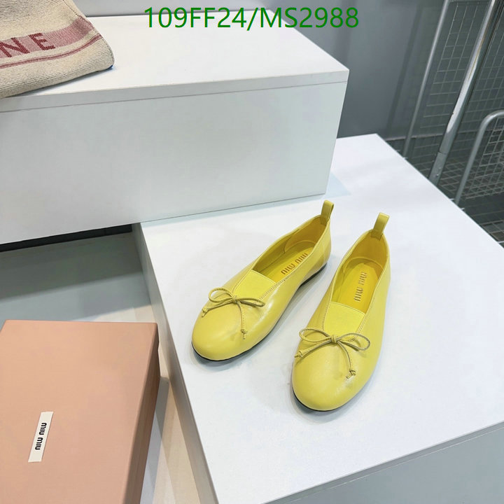 Women Shoes-Miu Miu Code: MS2988 $: 109USD