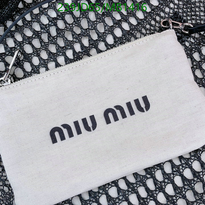 Miu Miu Bag-(Mirror)-Crossbody- Code: MB1416 $: 239USD