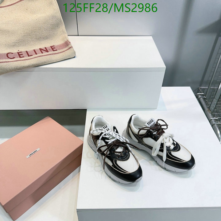 Women Shoes-Miu Miu Code: MS2986 $: 125USD