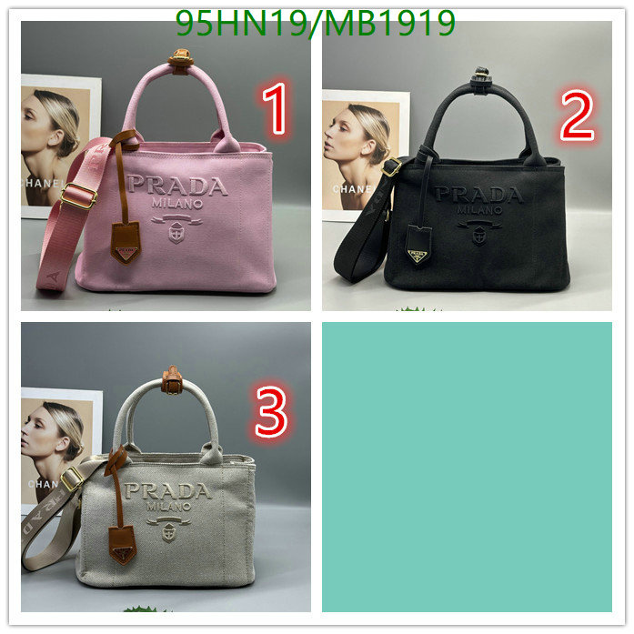 Prada Bag-(4A)-Handbag- Code: MB1919