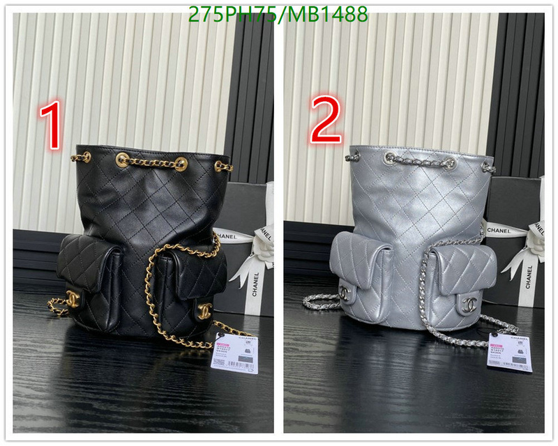 Chanel Bag-(Mirror)-Backpack- Code: MB1488 $: 275USD