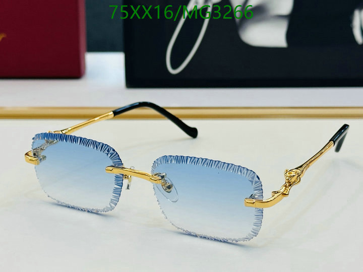 Glasses-Cartier Code: MG3266 $: 75USD
