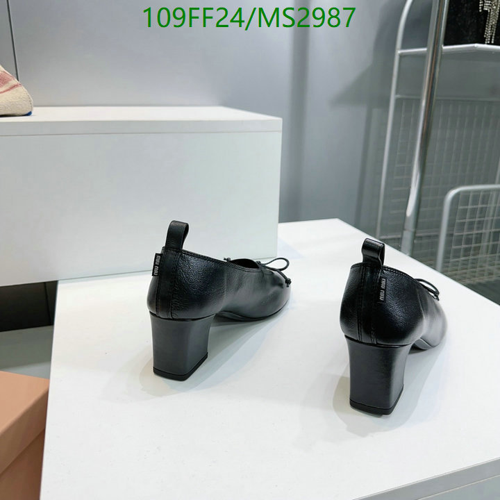 Women Shoes-Miu Miu Code: MS2987 $: 109USD