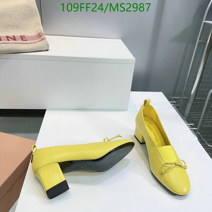 Women Shoes-Miu Miu Code: MS2987 $: 109USD