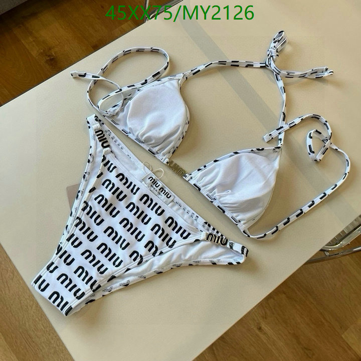 Swimsuit-MIUMIU Code: MY2126 $: 45USD