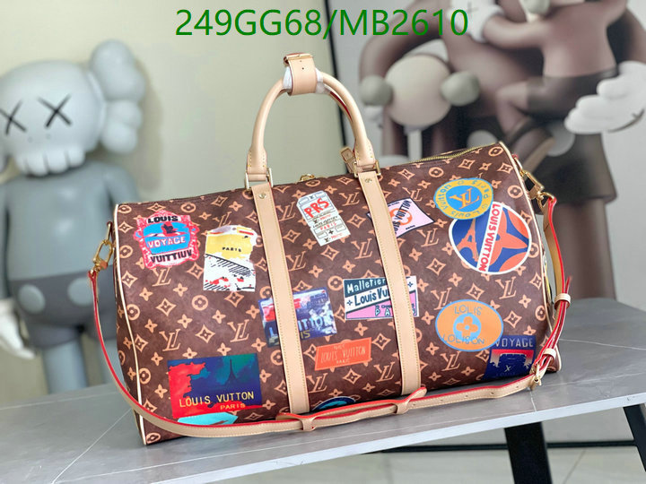LV Bag-(Mirror)-Keepall BandouliRe 45-50- Code: MB2610 $: 249USD